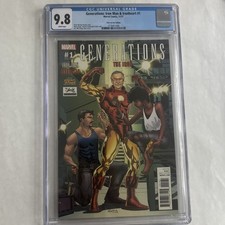 GENERATIONS: The Iron( IRON MAN & IRONHEART) #1 CGC  9.8 STAN LEE BOX EDITION.  picture