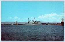 1960 Port Hueneme California Postcard Oxnard Supply Ships Construction Battalion picture