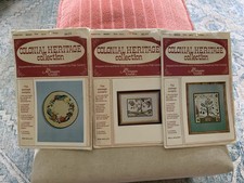 Vintage Colonial Heritage Patterns Lot Of 3 picture