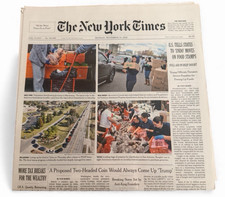 The New York Times Newspaper November 10 2025 Monday New Unread Complete Paper picture