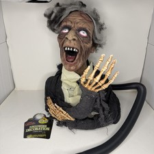 Gothic Collection Zombie Groundbreaker Animated Fogging Halloween Prop w/ Box picture