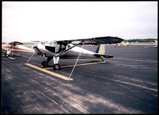 Polished Silver Luscombe 8E Silvaire Monoplane N2587K Tarmac Airshow Photo Print picture