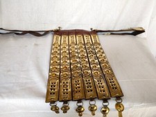 Rome centurion cingulum re-enactment belt Brass  & Leather Straps Hanging picture