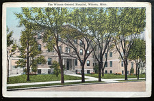Vintage Postcard 1915-1930 Winona General Hospital, Winona, Minnesota picture