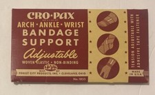 Vintage Cro-Pax Elastic Bandage Support NOS Unopened Medical Wrap Adjustable picture