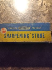 Vintage Norton Behr-Mann Oil Filled Sharpening Stone From The 1950's -- MJB 6 picture