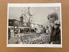 Vintage PHOTO Woodward's Department Store INTERIOR Lady Mannequin Bicycles #1 picture