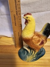 Vintage MCM Royal Copley Ceramic Chicken Hen Figurine Ceramic picture