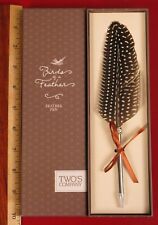 TWO'S COMPANY DESIGNER BIRDS OF A FEATHER REFILLABLE PEN FUN  picture