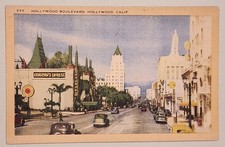 Hollywood Boulevard, Hollywood, Calif. - California Postcard picture