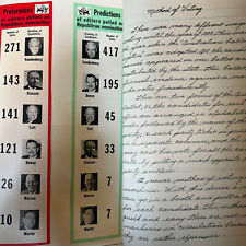 1948 Republican National Convention Diary Scrapbook 26 handwritten p. 52 images picture