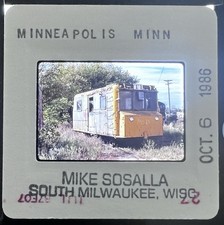 Vint. 1986 35mm Train/Railroad Slide 15, Yard Switcher, Minneapolis, Minnesota picture