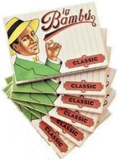 6x Bambu Rolling Papers Authentic Big Bambu Classic Papers 33/Lvs *USA Shipped* picture