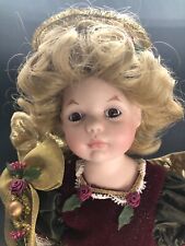 VTG Franklin Mint Heirloom. House of Faberge Angelica Christmas Angel. Orig Box picture