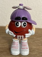 M&M’s Candy Holder Red M&M Character W/ Purple Propeller Hat  picture