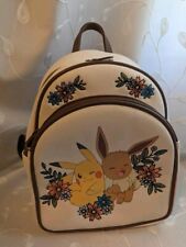 Loungefly Pokemon Pikachu & Eevee Floral Mini Backpack - BoxLunch Exclusive picture