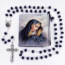 Beautiful Our Lady of Sorrow Rosary ans Pouch picture