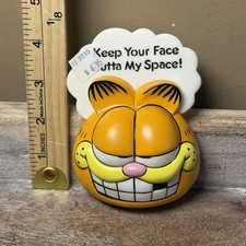Vintage Garfield glow-in-dark “Keep your face out of my space” Knob Cover picture