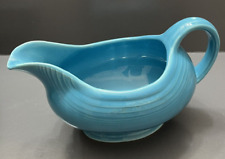 Fiesta Ware Turquoise Homer Laughlin Gravy Sauce Boat Bowl Vintage MADE USA picture