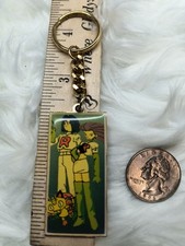 RARE VINTAGE POKEMON TEAM ROCKET KEYCHAIN 1990's-2000 JESSIE, JAMES, MEOWTH picture