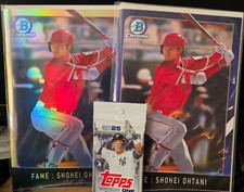 FAME: SHOHEI OHTANI #1 SKAN SRISUWAN | TOPPS ROOKIE | BLUE & GOLD LTD COMICS +++ picture