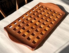 Vintage MCM Jens Quistgaard for Dansk Teak Lattice Tray Denmark picture