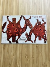 Raphael Tuck The Zoo-Zoo Series The Snorzah Le Kanoskah Cut-Out Postcard picture
