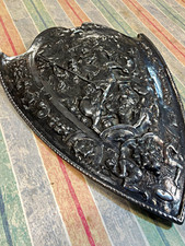  19th-century Victorian cast iron repro of the famous Parade Shield of Henry II  picture