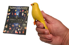 Deluxe FAKE RUBBER YELLOW CANARY Bird Parakeet Latex Prop Magic Trick Production picture
