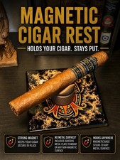 Magnetic Cigar Rest Stand Holder Fits Up to 64 Ring Gauge 10+ Colors Custom Made picture