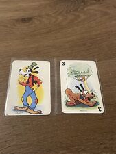 EXTREMELY RARE 1938 CASTELL BROS. LTD. GOOFY & PLUTO SHUFFLED SYMPHONIES CARDS picture
