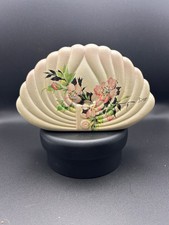 Vintage Ceramic Shell-Shaped Floral Napkin Holder by Brayton Laguna picture