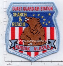 Alaska - Kodiak Coast Guard Station Search & Rescue AK Fire Dept Patch picture