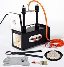 DFPROF2+2D GAS PROPANE FORGE Furnace Burner Knife Making Blacksmith Farrier picture