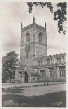 THE PARISH CHURCH REAL PHOTO POSTCARD SKIPTON ENGLAND UK 1920s RPPC picture
