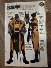 ABSOLUTE BATMAN #24 FELIX COMIC ART NICK DRAGOTTA DESIGN CARDSTOCK EXCLUSIVE picture