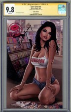 GARV GIRLS CGC 9.8 SS SIGNED KEITH GARVEY LEATHER EDITON A COMIC CON POP 3 RARE picture