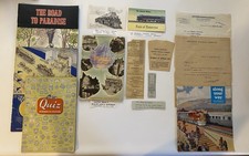 VTG Rail Road Ephemera Lot Southern Ry co Chesapeake an Ohio Lines Union Pacific picture