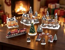 Harry Potter LED Lighted Christmas Village Set, 10Ct Michael's BRAND NEW IN BOX picture
