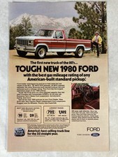 1980 Ford Truck Print Ad Pick Up F150 F250 F350 Tough New picture
