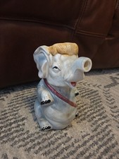 Vintage Shawnee Pottery Elephant Creamer Pitcher Mid-Century 1940s Ceramic picture