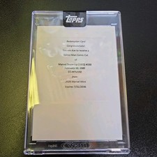 2026 Topps Marvel Mint  REDEMPTION 