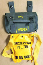 USGI Military Survival Vest Sea Dye Marker and Pouch Unissued  picture