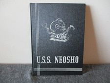 RARE U.S.S. NEOSHO (AO-143) CRUISE BOOK - US NAVY 1956 AUTHENTIC picture