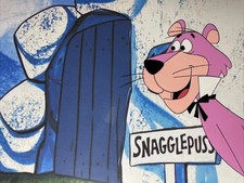 SNAGGLEPUSS animation cel Hanna-Barbera cartoons Yogi bear production art  I8 picture