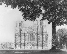 Wells Cathedral Somerset circa 1960 Historic 1960s Old Photo picture