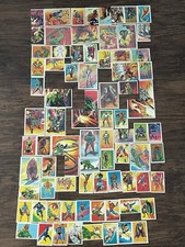 Vintage 1984 Marvel Super Heroes Secret Wars Stickers Lot - 98 Unused picture