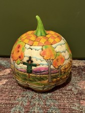 Jim Shore Pumpkin Heartwood Creek Count Your Blessings Autumn Fall 2004 BROKEN picture