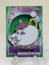 2026 Topps Chrome Disney Sparkle Refractor Mrs Potts & Chip 39/99 Belle picture