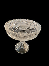 Vintage Etched Glass Crystal 5
